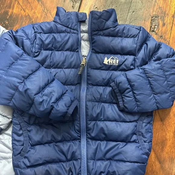 REI Kids' Puffer Jacket - Light Gray - Picture 4 of 4